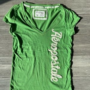 Aeropostale neon green T-shirt